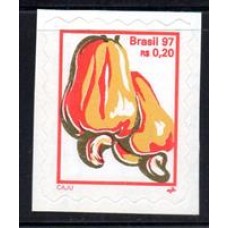 RHM 753 - Frutas Auto Adesivo - Percê em Ondas - CAJU - sem carimbo    