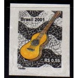 Regular Nº809 - Instrumentos Musicais : VIOLÃO - sem carimbo Regular Nº809 - Instrumentos Musicais : VIOLÃO - sem carimbo