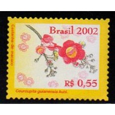 Regular N°814 - Flores da Amazônia CASTANHA-DE-MACACO - Ano 2002 - Sem Carimbo 