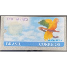 SE - 50 (R$0,85) - Selo-Etiqueta - Ararajuba - Novo    