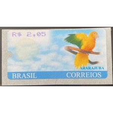 SE - 52 - Selo-Etiqueta - Ararajuba - Novo    