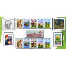 Kit com Selos Comemorativos - Ano 2025 - Novo - Conforme Suplemento