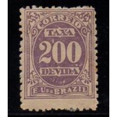 Taxa X - 26 A - Filigrana - República dos Estados Unidos do Brasil - Novo