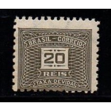 Taxa X - 55 - Filigrana - Casa da Moeda e Estrelas - Novo