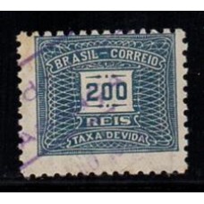 Taxa X - 75 - Filigrana - Correinho - Carimbado