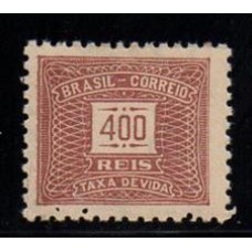 Taxa X - 85 - Filigrana - Correio Brasil - Novo