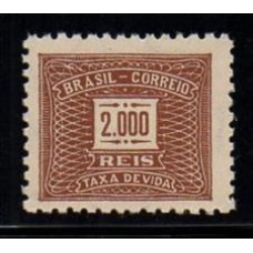 Taxa X - 88 - Filigrana - Correio Brasil - Novo