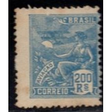 Vovo -  Nº 200 -  Filigrana Casa da Moeda D - sem carimbo