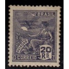 Vovo - Nº 252 -  Filigrana EU Brasil regular - sem carimbo