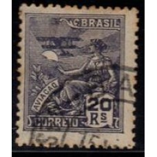 Vovo - Nº 252 -  Filigrana EU Brasil regular - carimbado