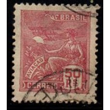 Vovo - Nº 253 -  Filigrana EU Brasil regular - carimbado