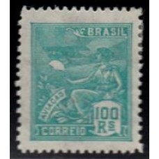 Vovo - Nº 254 -  Filigrana EU Brasil regular - sem carimbo