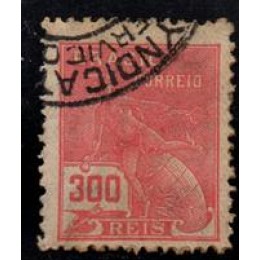 Vovo - Nº256 -  Filigrana EU Brasil regular - Carimbado