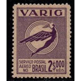 Varig - V25 - Ícaro Estilizado - sem carimbo Varig - V25 - Ícaro Estilizado - sem carimbo