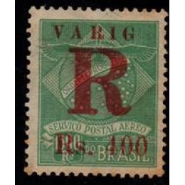 Varig - V04 - sobrecarga Vermelha - Sem Carimbo