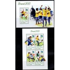 Selos Séries Completas 177 - Jogadores de Futebol - Brasil 2013