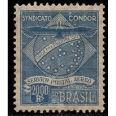 K-05 - Condor e Bandeira Estilizados - azul - sem carimbo