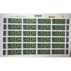 C-2237 (Folha Completa) - FELIZ 2000 VIVA!  - Ano 2000 - Novo