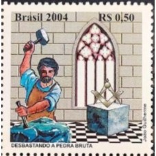 C-2587 - Maçonaria (Desbastando a Pedra Bruta) - Ano 2004 - Novo