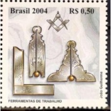 C-2589 - Maçonaria (Ferramentas de Trabalho) - Ano 2004 - Novo