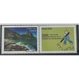 C 2702 - Selo Personalizado - Rio de Janeiro - Praia Vermelha -  Ano 2007