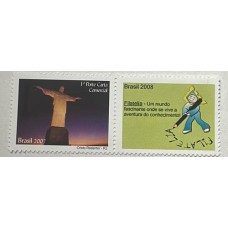 C 2706 - Selo Personalizado - Rio de Janeiro - Cristo Redentor - Ano 2007