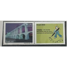 C 2707 - Selo Personalizado - Rio de Janeiro - Arcos da Lapa - Ano 2007