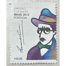 C-3227 - Lubrapex / A força da Língua Portuguesa - Fernando Pessoa  - Facial R$ 2,00 - Ano 2012