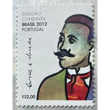 C-3229 - Lubrapex - A força da Língua Portuguesa - Cruz e Souza - Facial R$ 2,00 - Ano 2012
