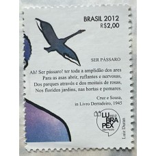 C-3230 - Lubrapex - A força da Língua Portuguesa - Cruz e Souza - Facial R$ 2,00 - Ano 2012