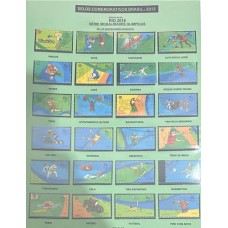 C-3539/3568 (Selos Destacados da Folha) Modalidades Olimpicas - Rio 2016 - Ano 2015
