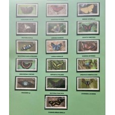 C-3660/3675 (Selos Destacados da Folha) - Borboletas Brasileiras - Ano 2016