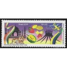 C-3757 - Série Relações Diplomáticas Brasil/ Índia - Ano 2018 - Novo