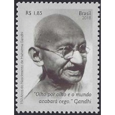 C-3758 - 150 Anos do nascimento de Mahatma Gandhi - Ano 2018 - Novo