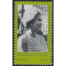 C 3793 - Relações Diplomáticas -Brasil/Reino Unido - Rainha Elizabeth - Ano 2018 - Novo