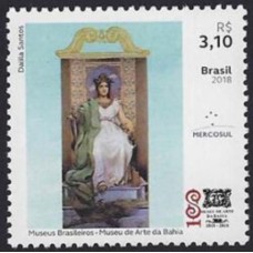 C 3795 - Série Mercosul - Museus Brasileiros / 100 Anos do Museu de Arte da Bahia - Ano 2018