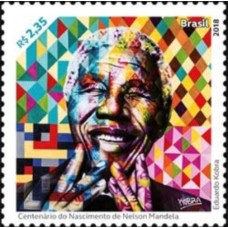 C 3803 - Nelson Mandela - Ano 2018 - Novo