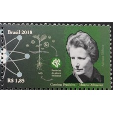 C 3805 - Cientistas Brasileiros/Johanna Dobereiner - Ano 2018 - Novo