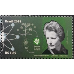 C 3805 - Cientistas Brasileiros/Johanna Dobereiner - Ano 2018 - Novo