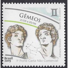 C 3819 - Signos do Zodíaco - Gemêos - Ano 2019 - Novo