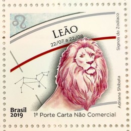 C -3832 - Signos do Zodíaco (Leão) - Ano 2019 - Novo C -3832 - Signos do Zodíaco (Leão) - Ano 2019 - Novo
