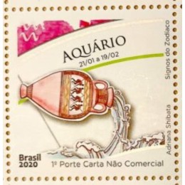 C -3881 - Signos do Zodíaco (Aquário) - Ano 2020 - Novo