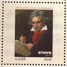 C -3915 - 250 Anos de Ludwig Van Beethoven - Ano 2020 - Novo