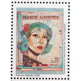 C -3946 - Centenário do Nascimento de Clarice Lispector - Ano 2020 - Novo