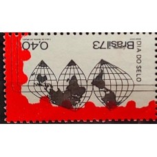 C -795C - Dia do Selo - Mapa - Ano 1973