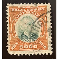 Oficiais O12 - 5.000 Réis - Afonso Pena - Carimbado