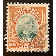 Oficiais O06 - 300 Réis - Afonso Pena - Carimbado