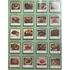 C-3852/3871 (Selos Destacados da Folha) Comidas Típicas - Ano 2019 - Novo
