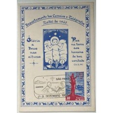 F O 24 - Natal 65 - Ano 1965 - Com Carimbo