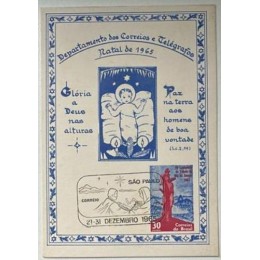 F O 24 - Natal 65 - Ano 1965 - Com Carimbo